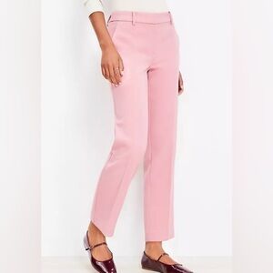 Loft Riviera Slim Ankle Pants Blush Pink Size 6